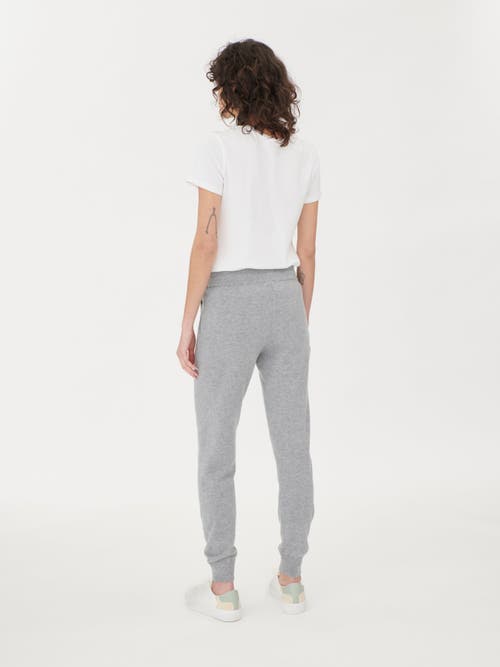 Gobi Mongolian Cashmere Cuffed Cashmere Jogger In Vapor Blue