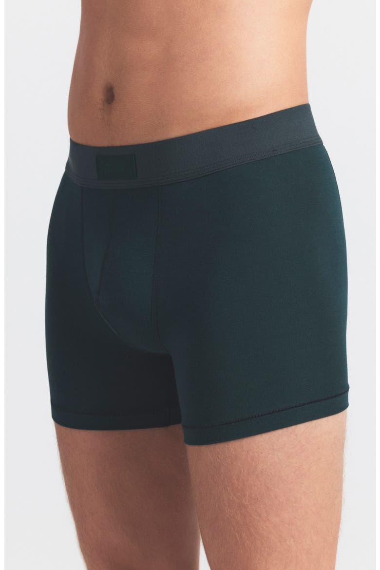 3-Pack 3-Inch Cotton & Modal Blend Boxer Briefs, Alternate, color, BLUE BLACK MULTI