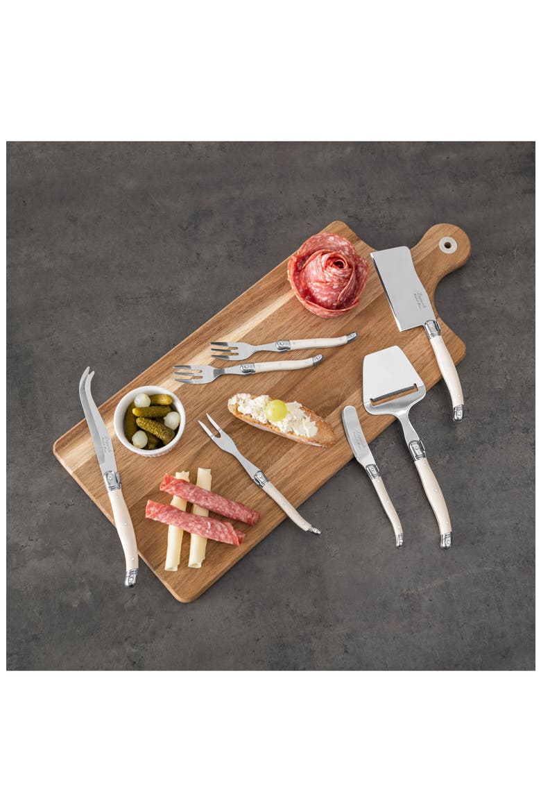 14-Piece Charcuterie Board Set, Alternate, color, FAUX IVORY