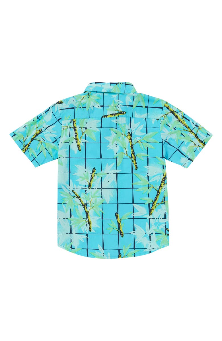 Volcom Kids' Bamboozled Short Sleeve Button-Up Shirt, Alternate, color, 