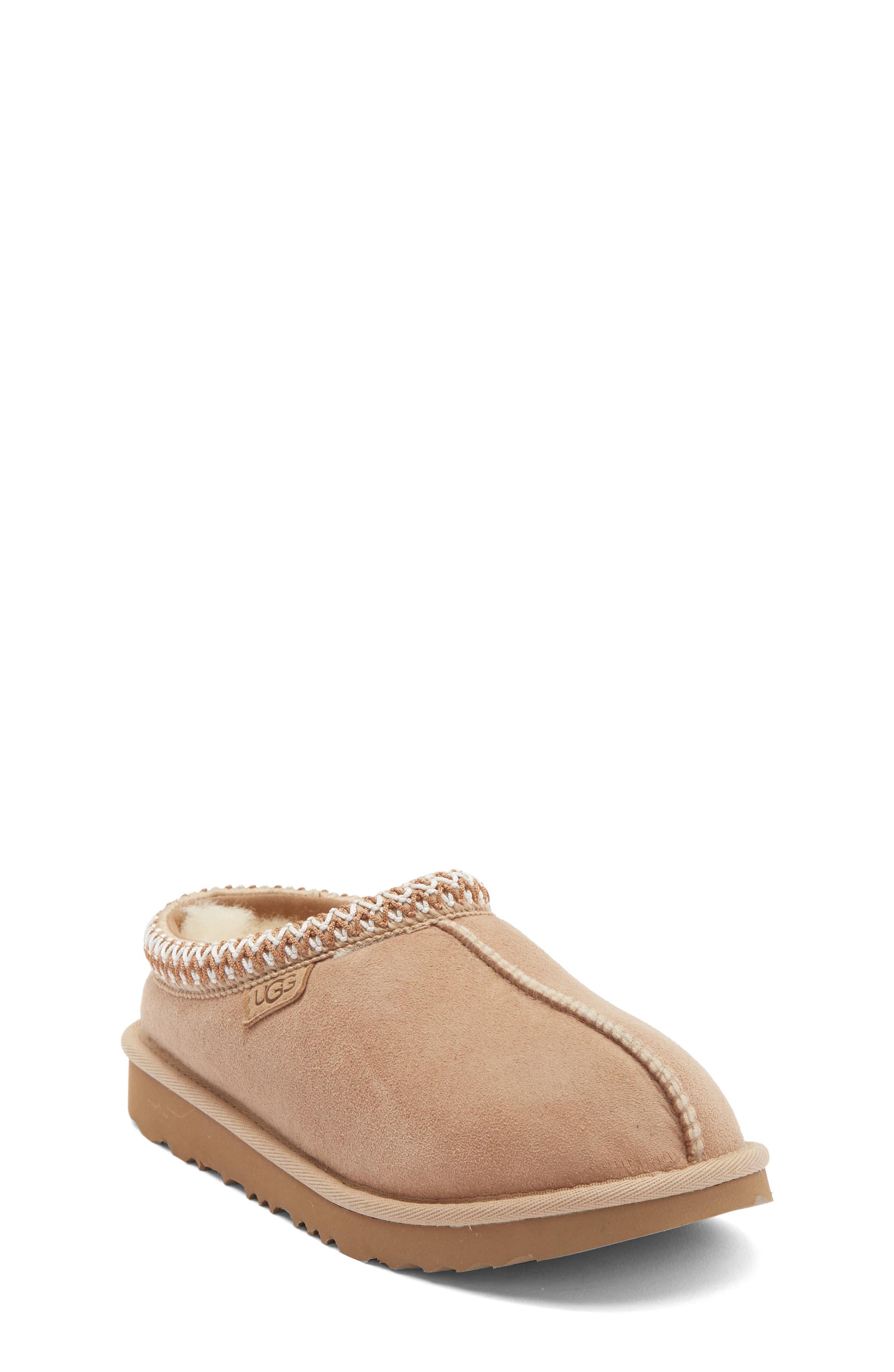 Kids' Tasman Regenerate Genuine Shearling Lined Slipper, Main, color, SAND / WHITECAP