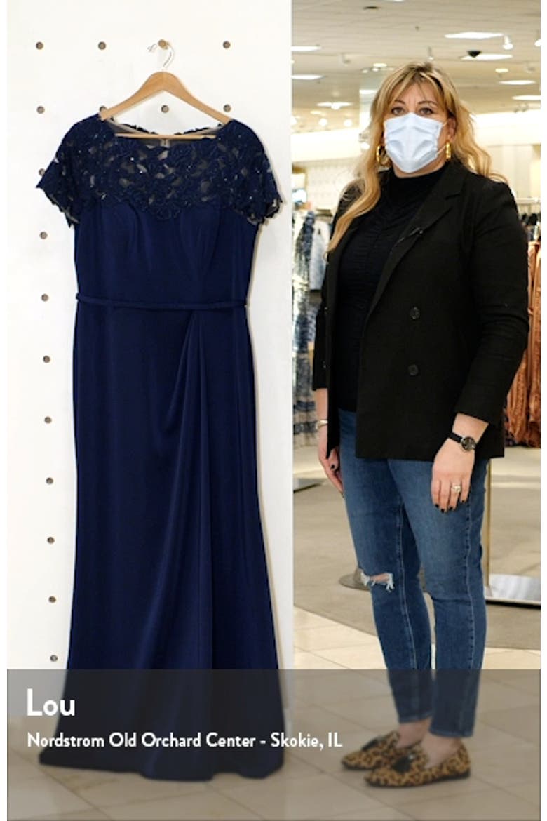 Lace Yoke A-Line Gown video