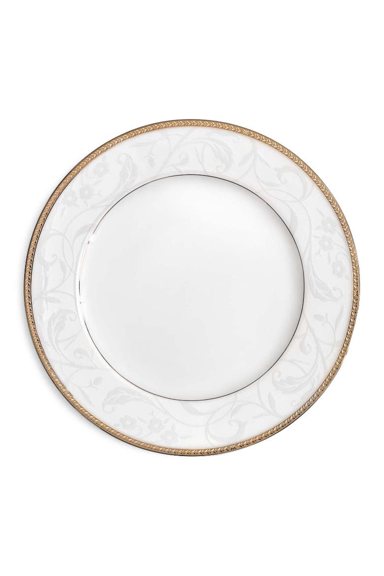 Baglioni Plate, Main, color, White