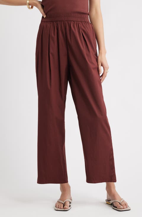 Cotton Poplin Pants