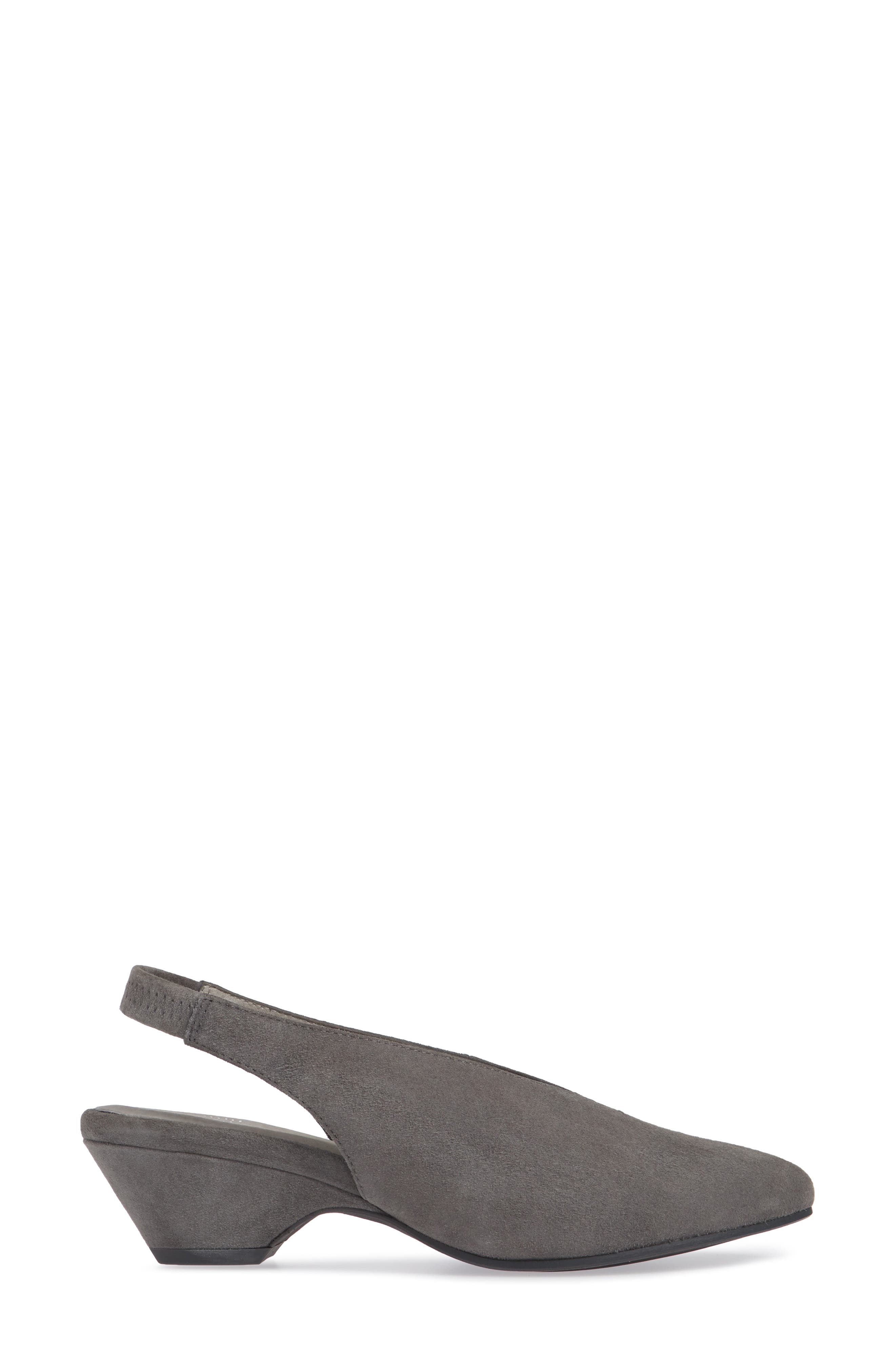 Gatwick Slingback Pump, Alternate, color, GRAPHITE SUEDE
