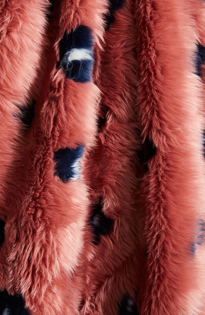 Anthropologie Home Anthropologie Dalia Faux Fur Throw Blanket, Alternate, color, 