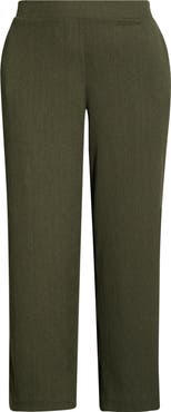 AK ANNE KLEIN Knit Pull-On Wide Leg Pants