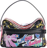Acne Studios Camero Punk Print Leather Camera Bag
