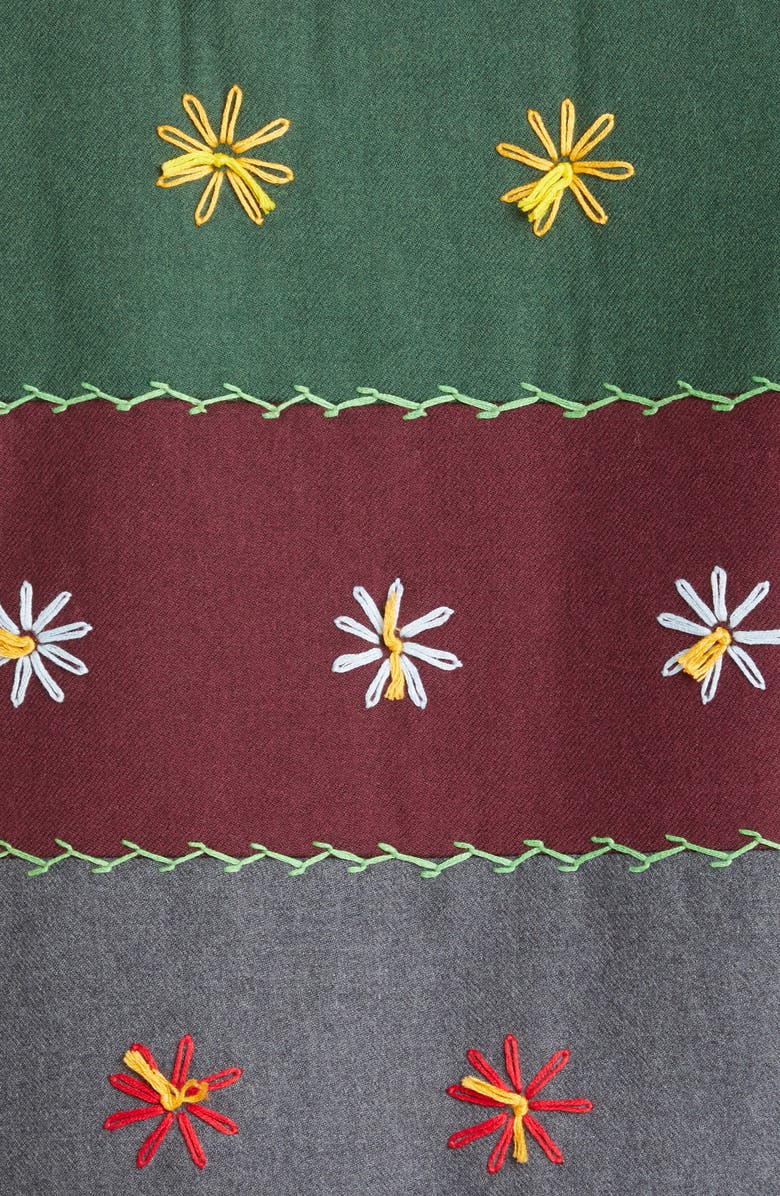 Bode Embroidered Autumn Quilt Wool Blend Jacket, Alternate, color, 