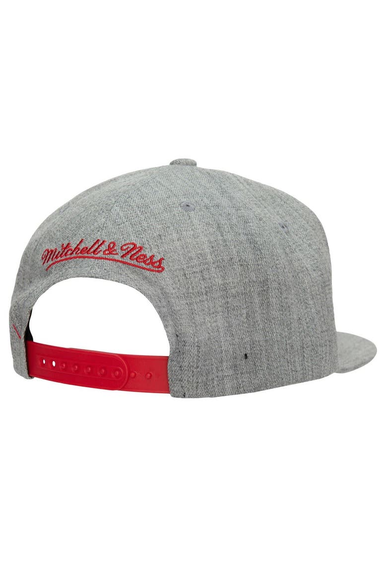 Men's Mitchell & Ness Heather Gray Houston Rockets Hardwood Classics 2.0 Snapback Hat, Alternate, color, Heather Gray