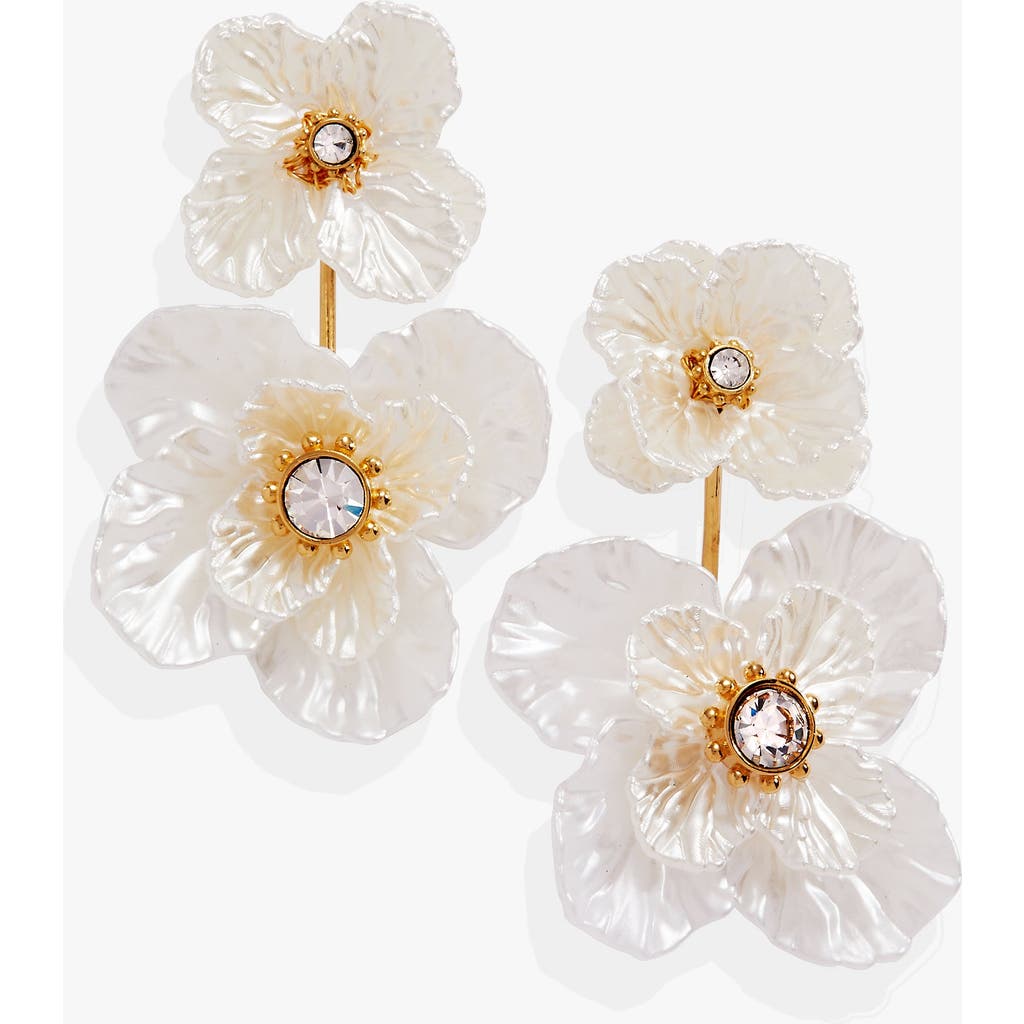 Alex And Ani New York Botanical Garden® 2-in-1 Poppy Statement Earrings
