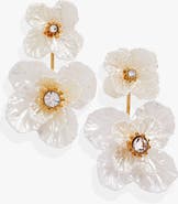 Alex and Ani New York Botanical Garden® 2-in-1 Poppy Statement Earrings
