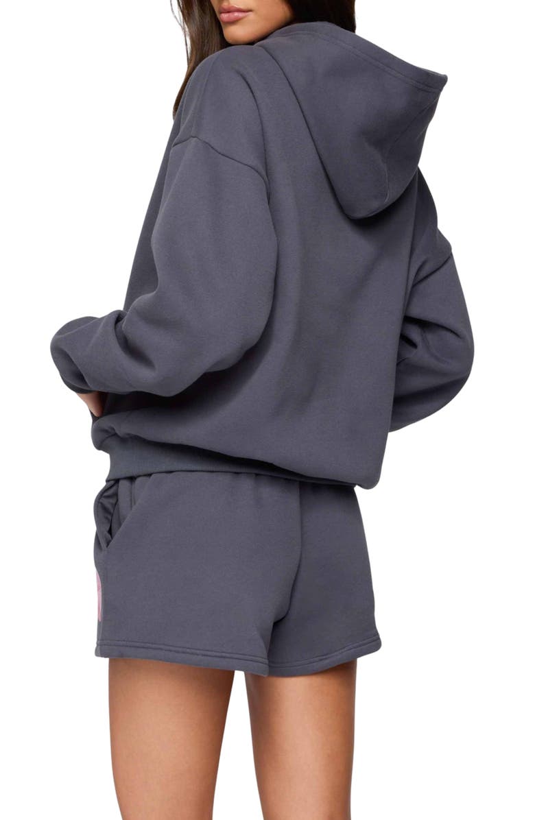 EDIKTED Orchid Babe Hoodie, Alternate, color, Dark-Gray