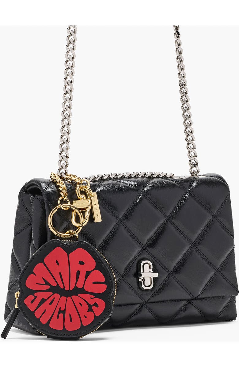 Marc Jacobs The Marc Lips Pouch Bag Charm, Alternate, color, Black
