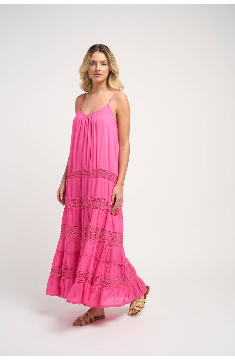 GUADALUPE DESIGN Paola Dress, Alternate, color, Fuchsia