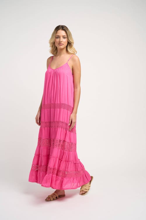 Guadalupe Design Paola Dress In Fuchsia