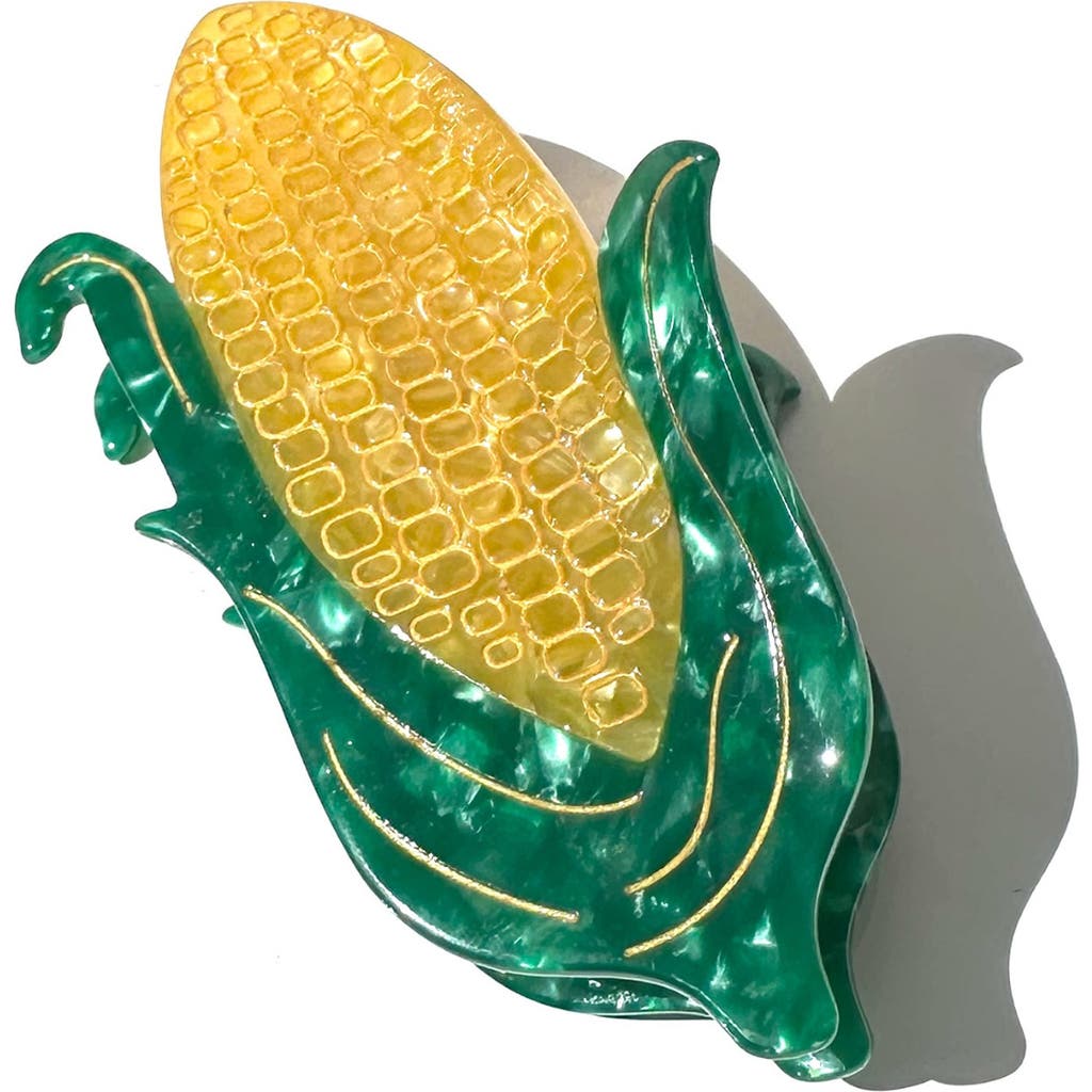 Solar Eclipse Corn Claw Clip In Silver