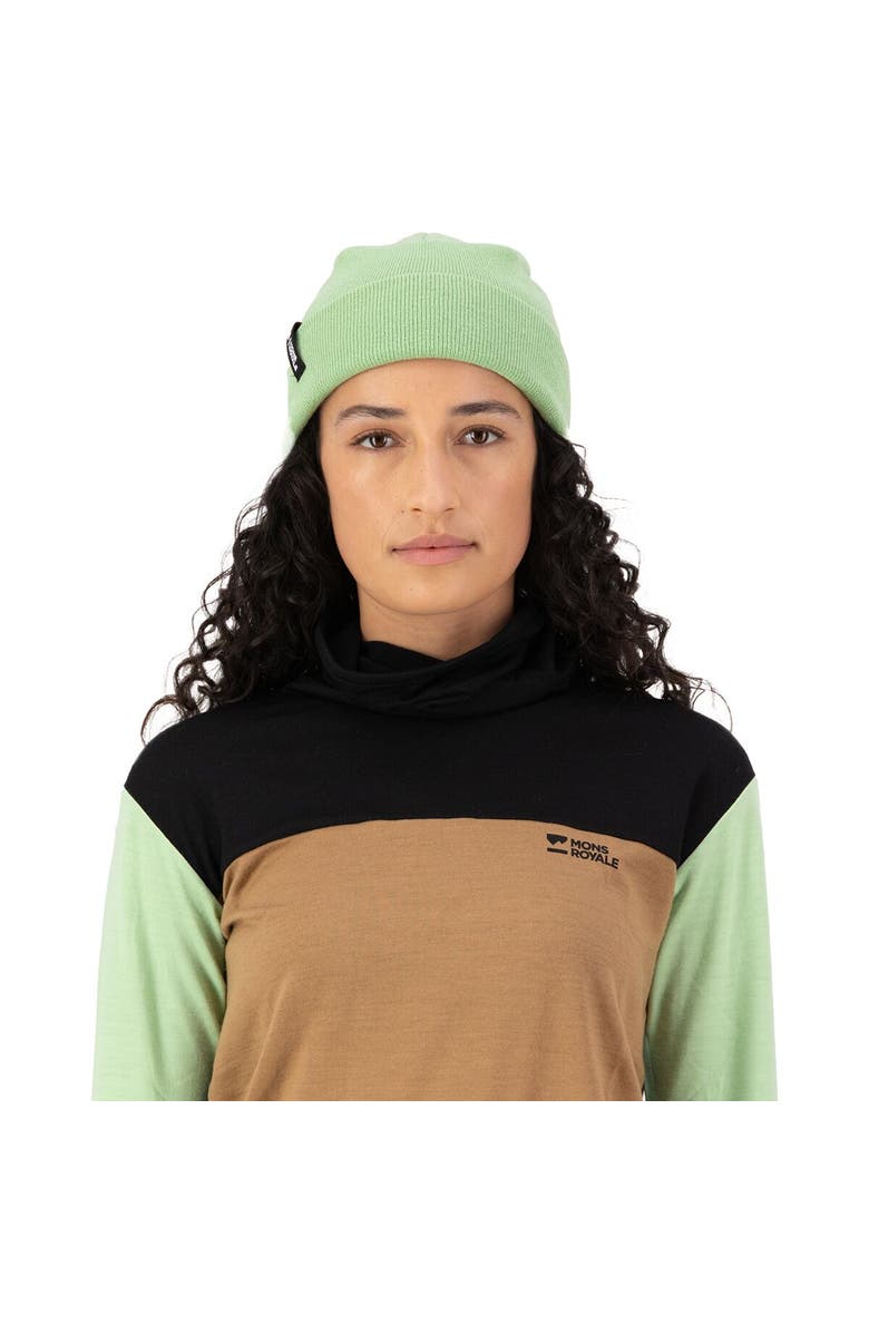 Mons Royale Mccloud Merino Beanie, Alternate, color, Matcha