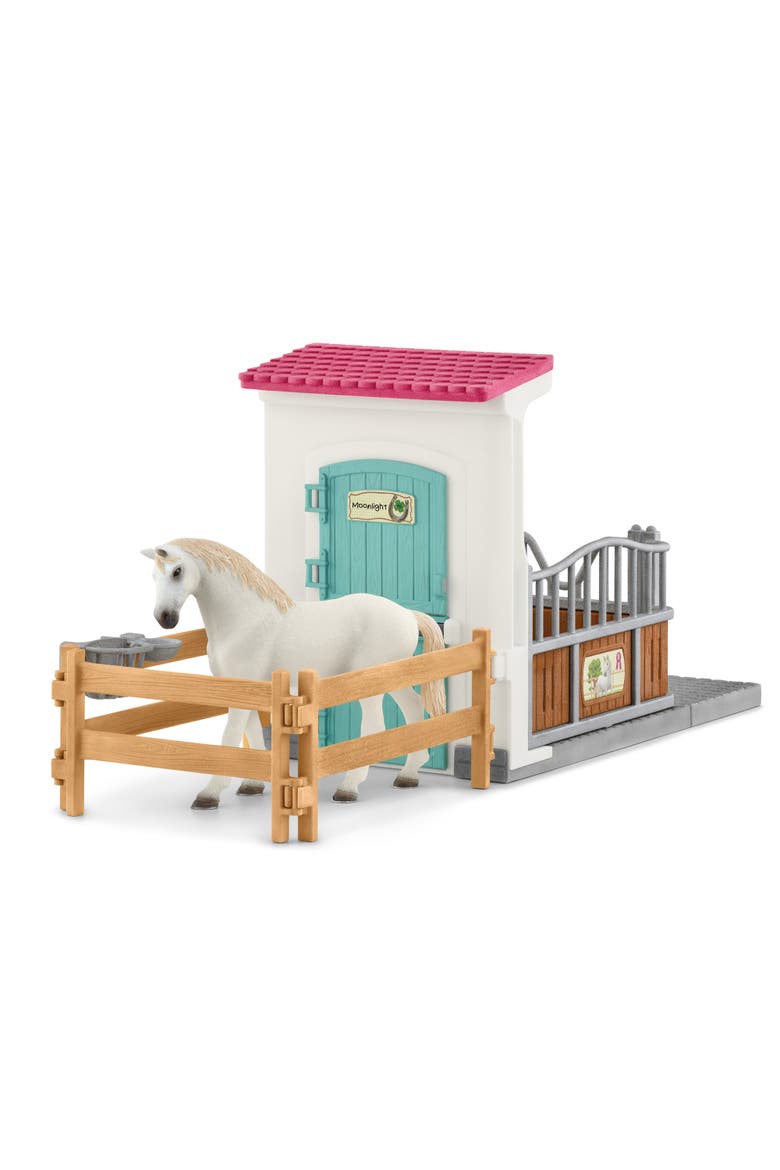 Horse Club Stall Extension, 21 Pieces, Animal Figures, Kids Ages 5+, Main, color, Multicolored