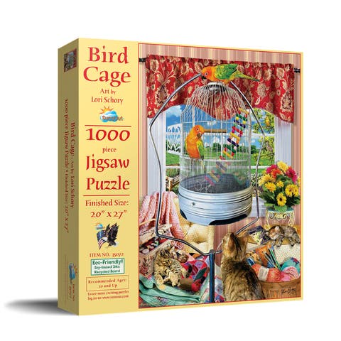 Bird Cage pc 1000 piece Jigsaw Puzzle for Adults