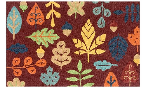 R16 Home Fall Icon Doormat In Red