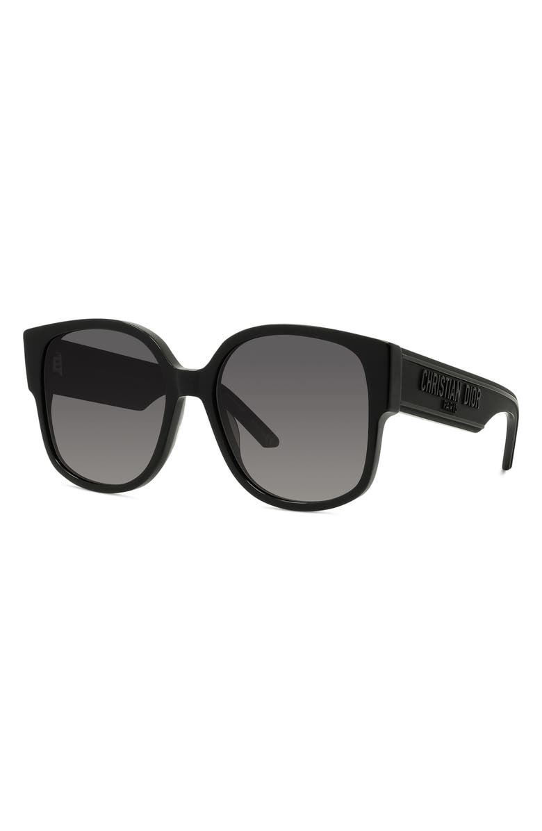 DIOR Wildior SU 58mm Square Sunglasses, Alternate, color,