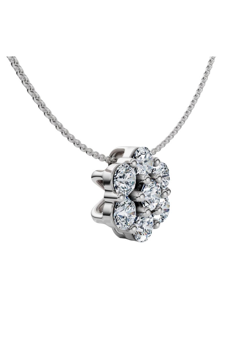 1/2Ct Diamond Pendant Women's Necklace 14k Gold Lab Grown, Alternate, color, White Gold
