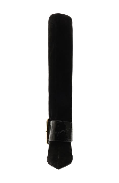 Schutz Beatrix Pointed Toe Boot In Black
