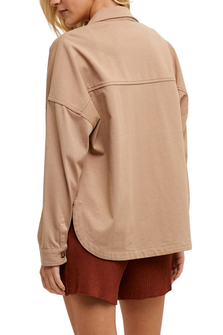 Cotton Overshirt, Alternate, color, MOCHA