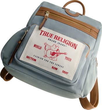 Buddha Pocket Denim Backpack