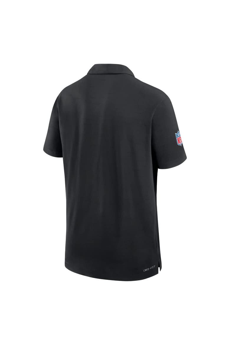 Men's Nike Black Pittsburgh Steelers 2024/25 Sideline Performance Polo, Alternate, color, Black