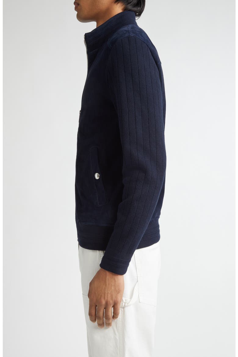 Suede Jacket, Alternate, color, 11 BLUE