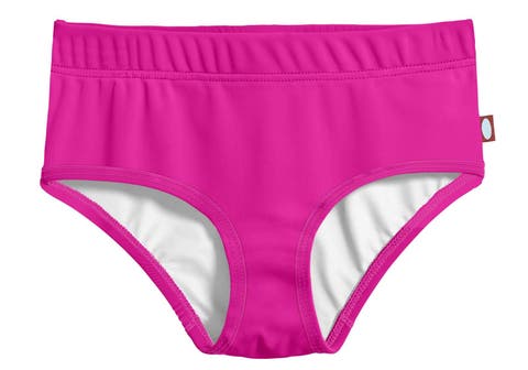 Girls Extra-Coverage UPF 50+ Lined Swim Briefs
