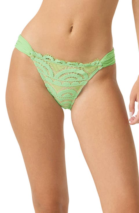 Lace Front Bikini Bottoms