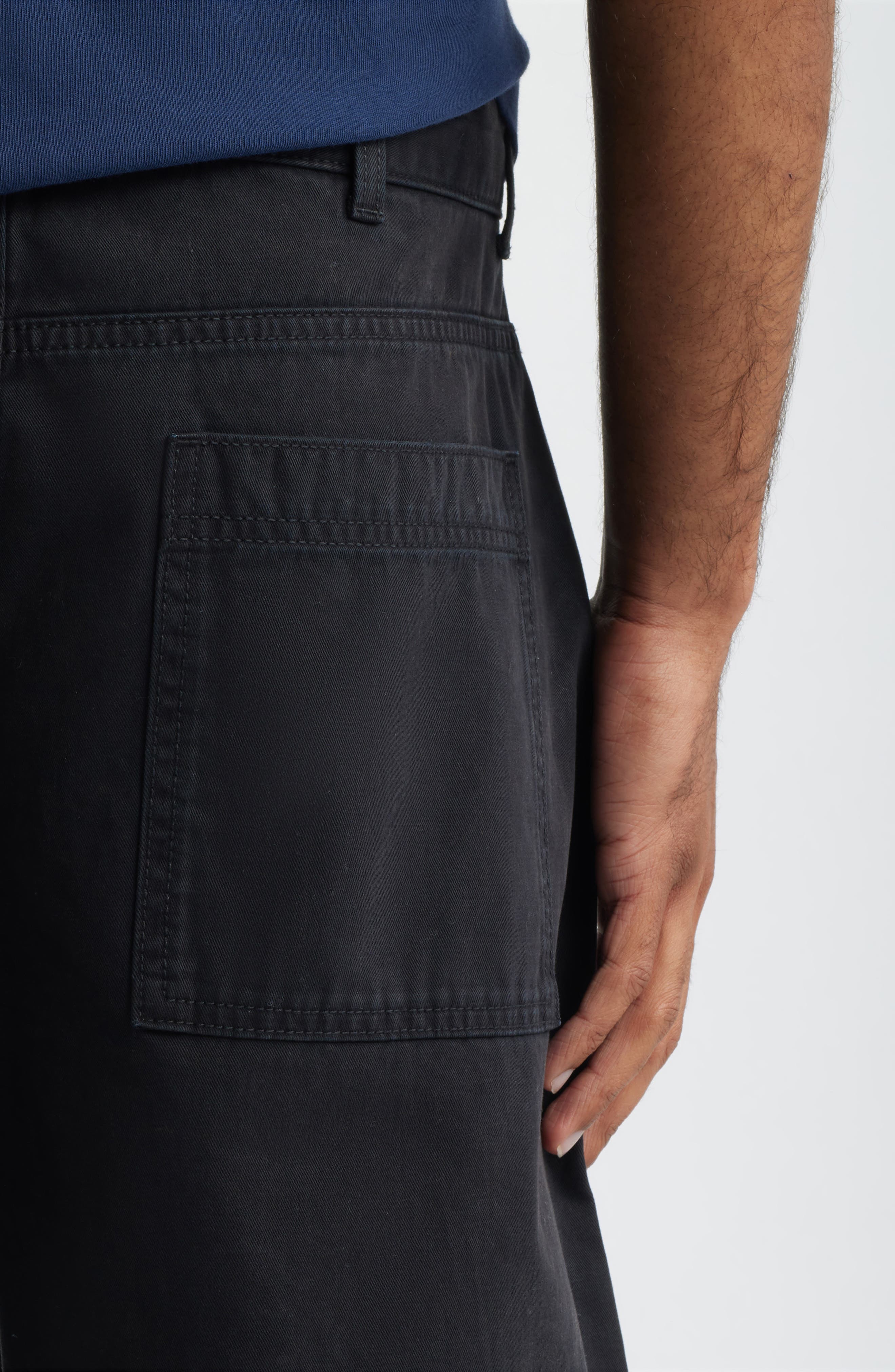BP. Barrel Leg Cotton Twill Pants (Men) | Nordstrom