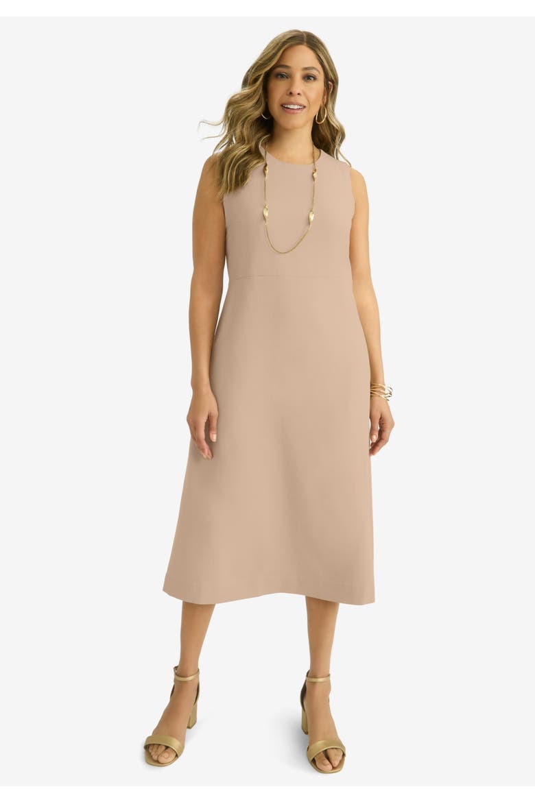 Cropped Jacket Dress, Alternate, color, NEW KHAKI