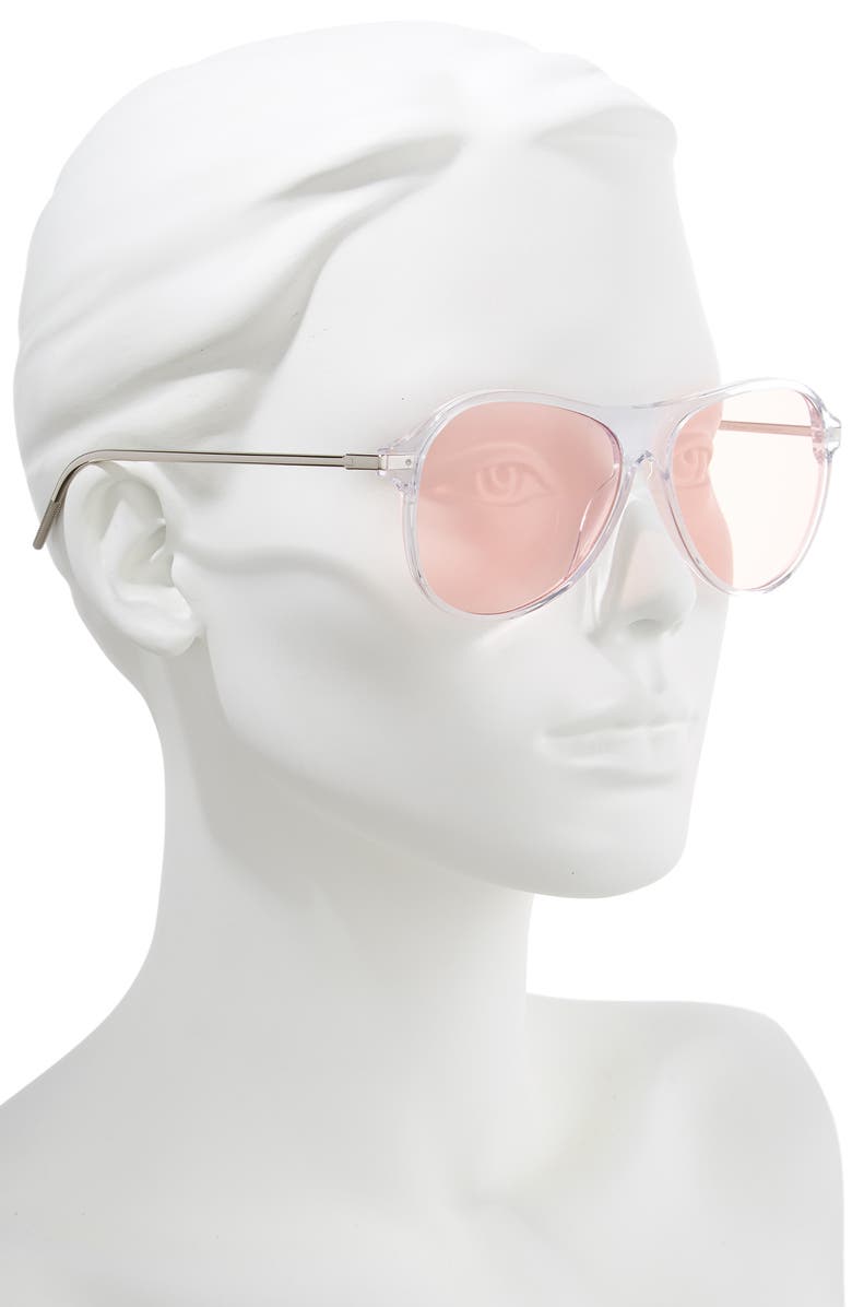 Bonnie Clyde Godspeed 58mm Aviator Sunglasses, Alternate, color,