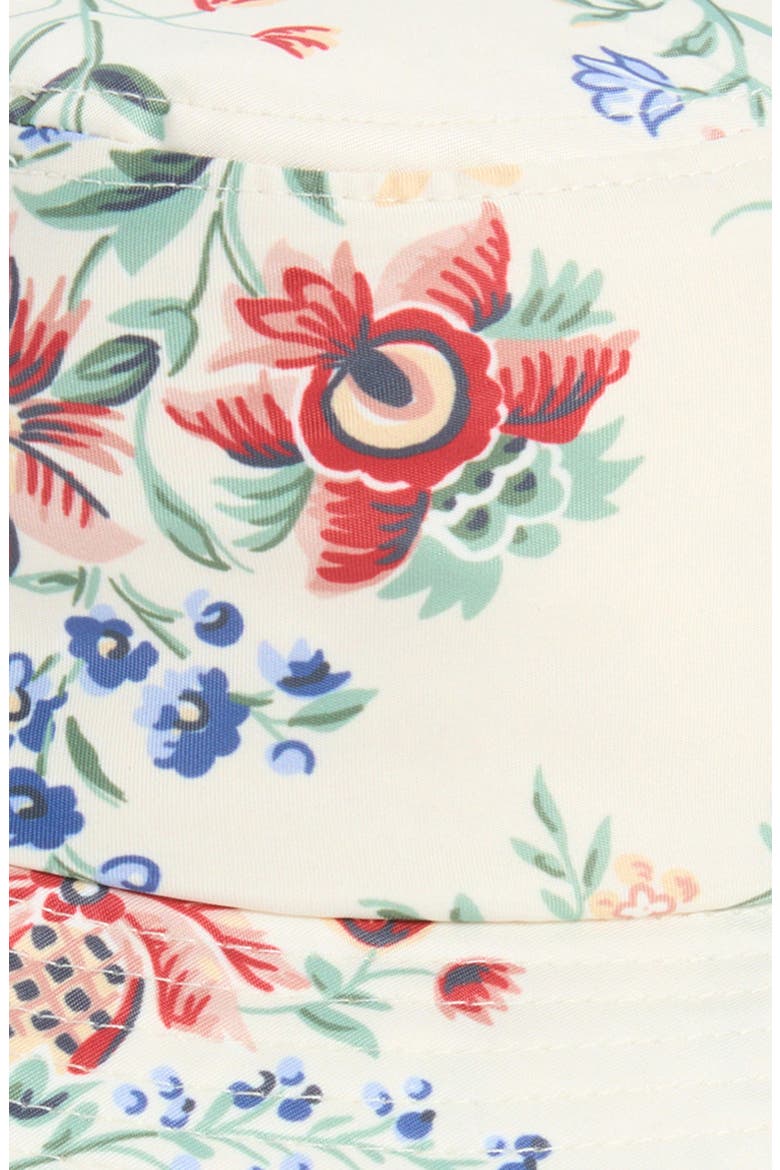 Ivy Bucket Hat, Alternate, color, CREAM VINE FLORAL