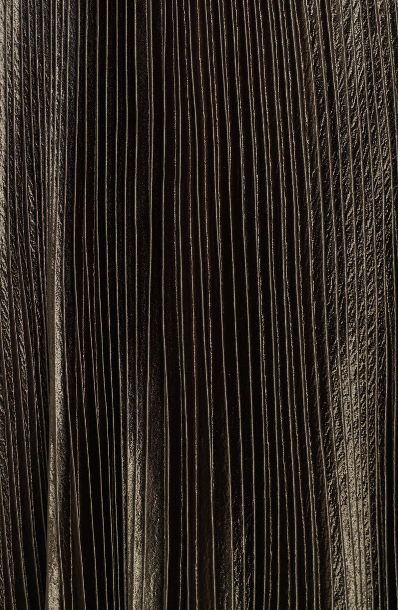 Petal & Pup Angelique Strapless Pleated Maxi Dress, Alternate, color,