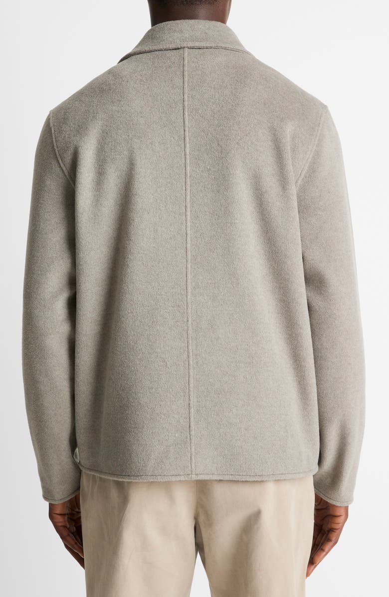 Vince Double Knit Chore Jacket, Alternate, color, Dark Dune/ Light Dune