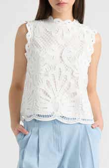 NVLT Sleeveless Lace Top