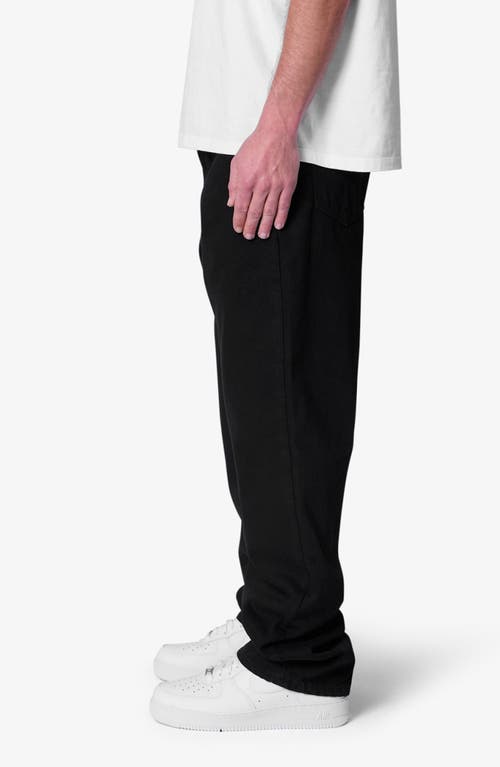 Mnml Raw Baggy Jeans In Black