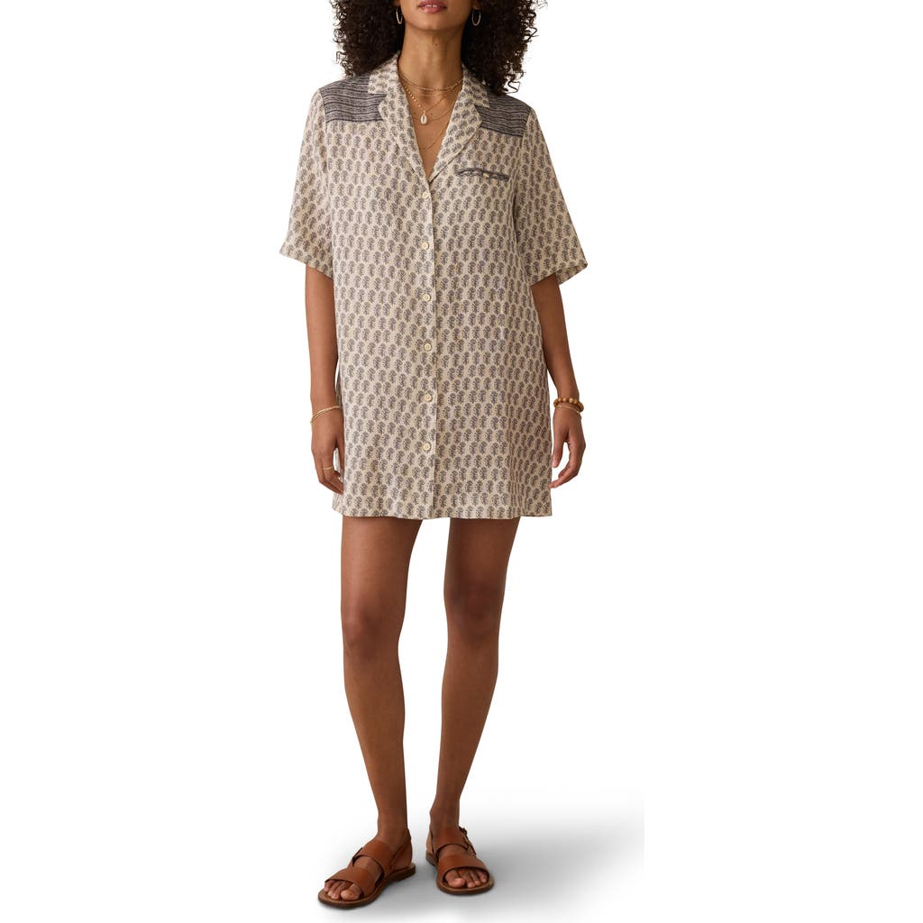 Faherty Paradise Point Shirtdress In Multi