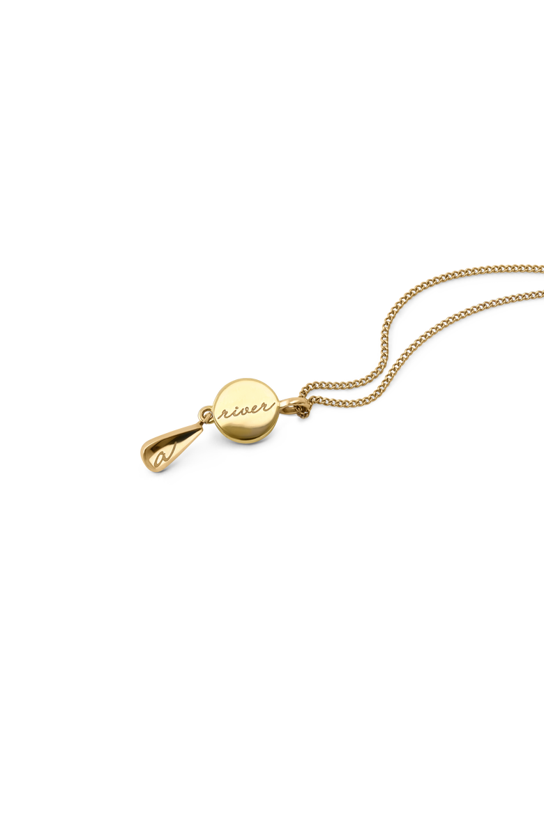 Hey Harper Cry Me A River Necklace, Alternate, color, Gold