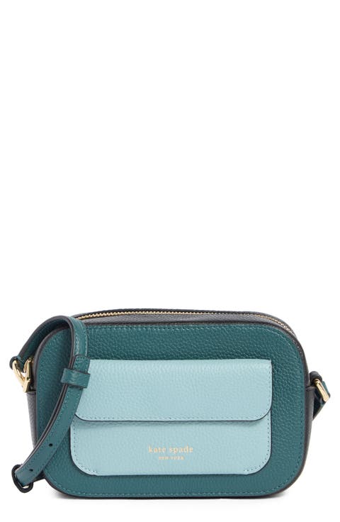 ava colorblock leather crossbody bag