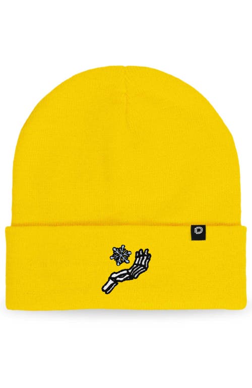Dalix Chill Touch Beanie In Yellow