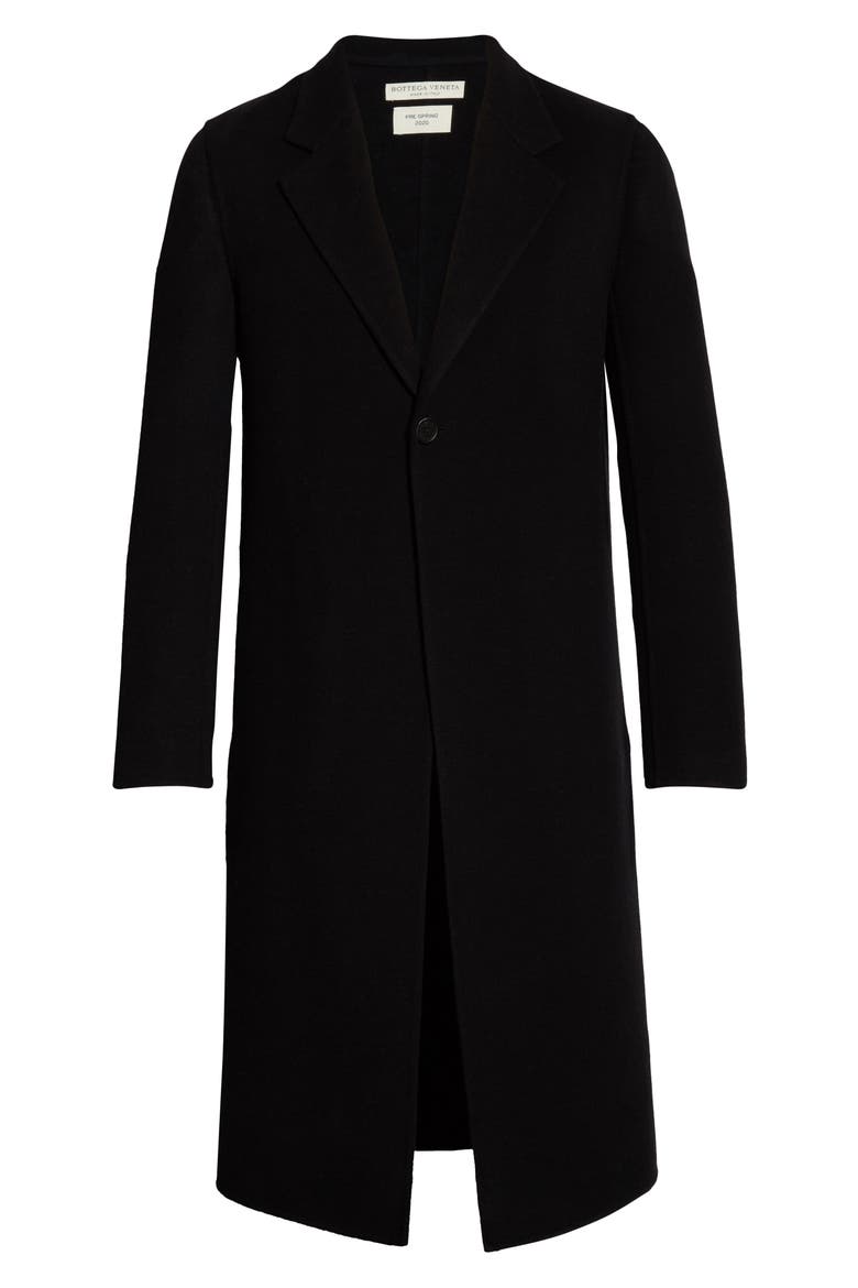 Double Face Cashmere Coat, Alternate, color, BLACK