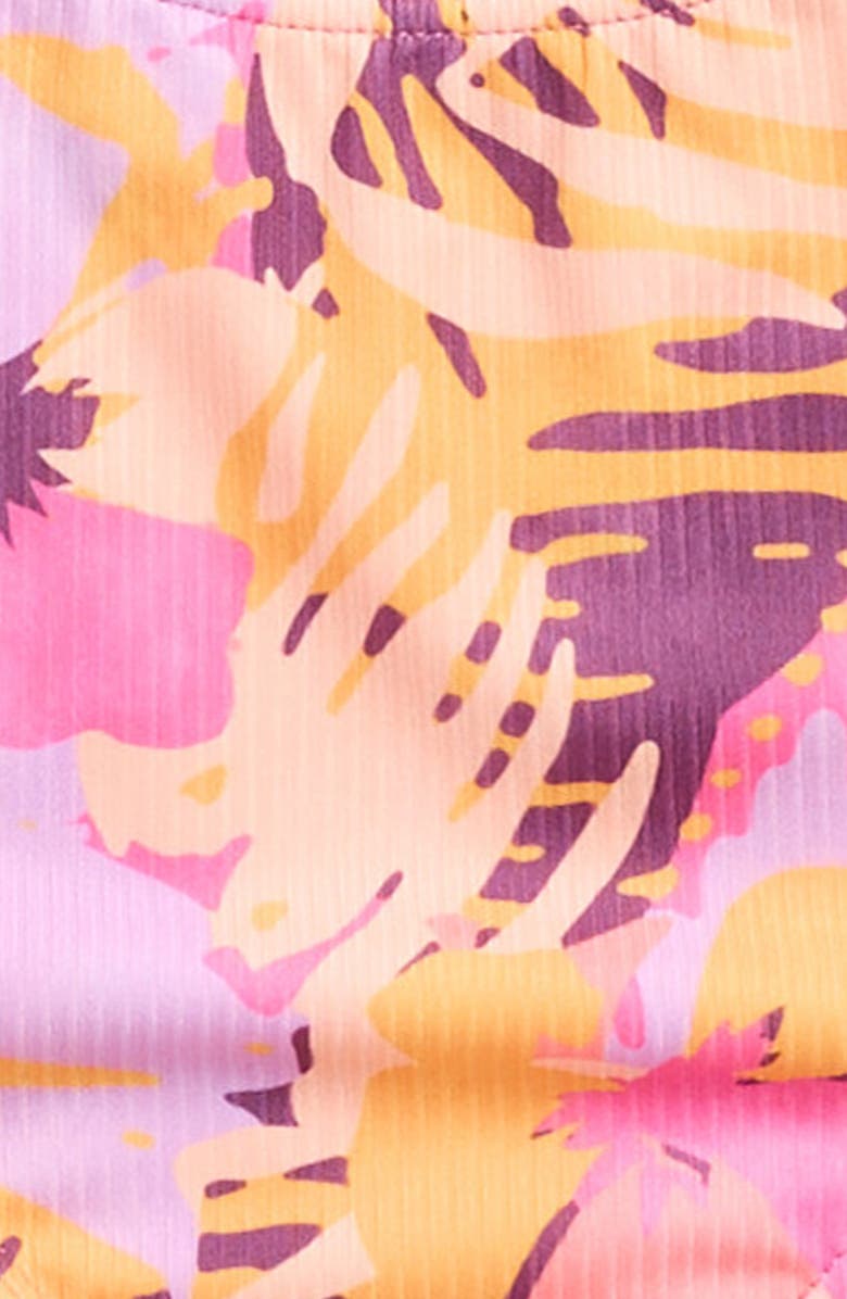 Roxy Kids' Beach Bliss One-Piece Swimsuit, Alternate, color, Carmine Rose