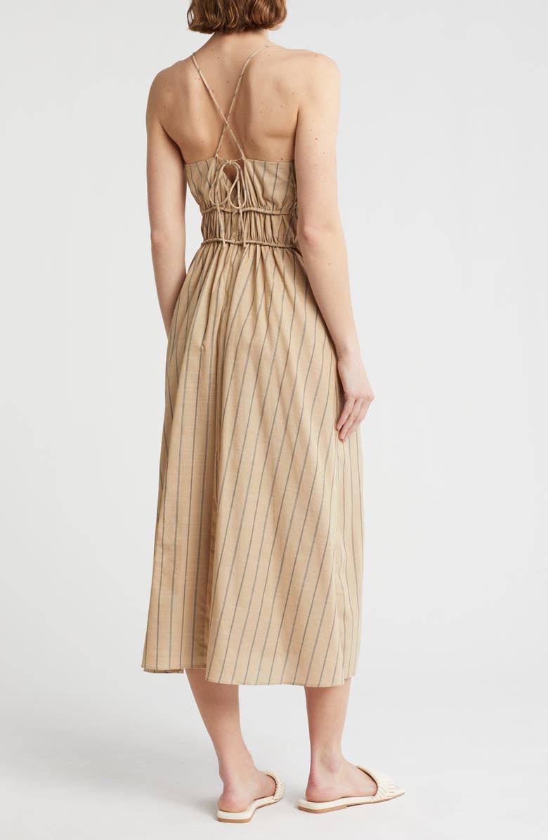 LUMIERE Spaghetti Strap Cotton Sundress, Alternate, color,