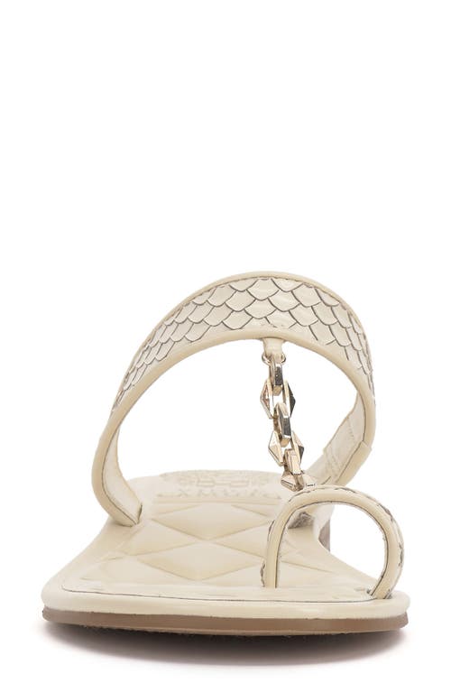 Vince Camuto Lexiea Toe Loop Sandal In Grecian Gold Metallic